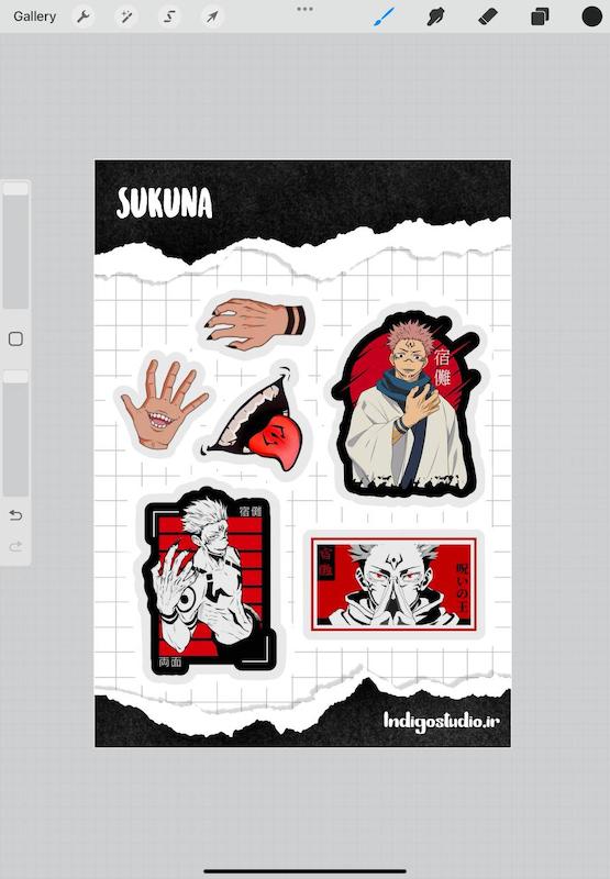 استیکر Sukuna