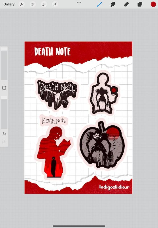 استیکر Death Note