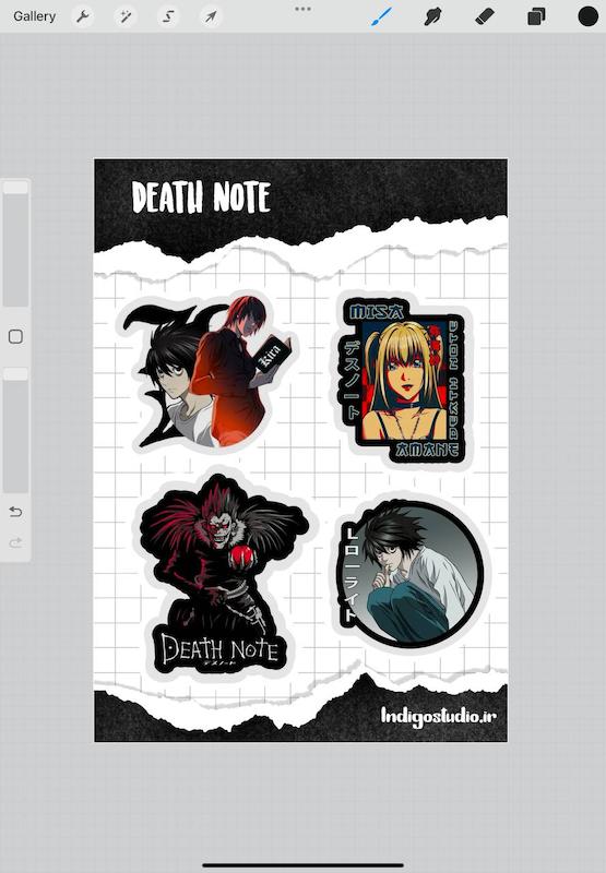 استیکر Death Note