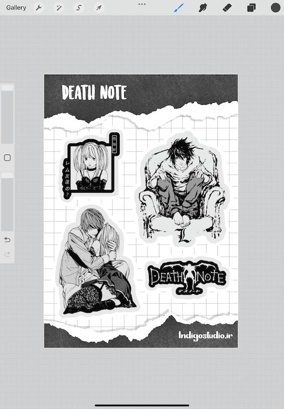 استیکر Death Note