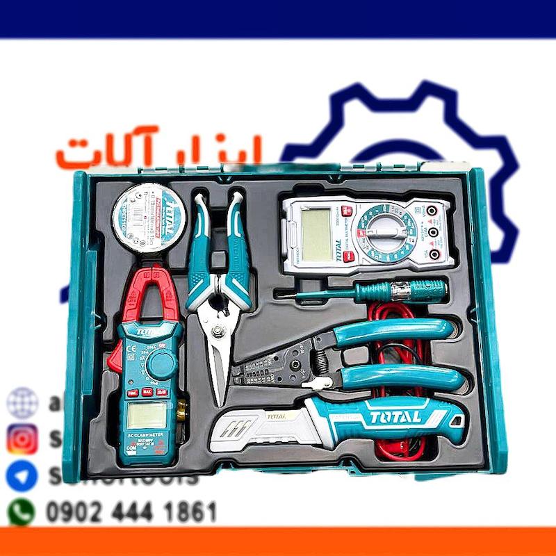 جعبه ابزار تخصصی برق توتال مدل THKTV02T071