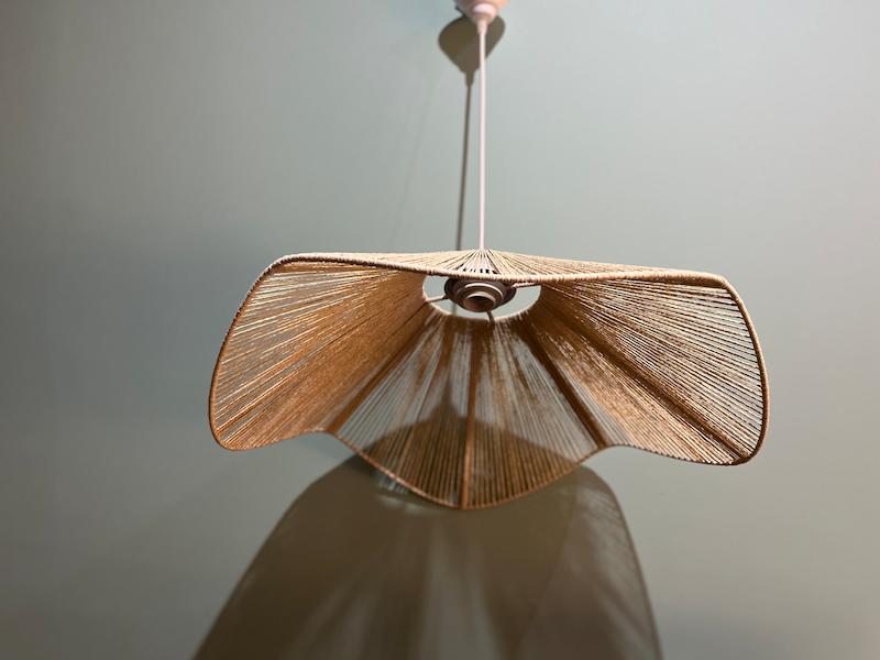 لوستر رافیا موج دار