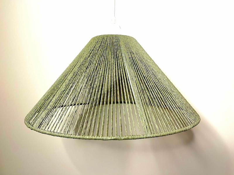 لوستر رافیا بوق کوتاه سبز رنگ