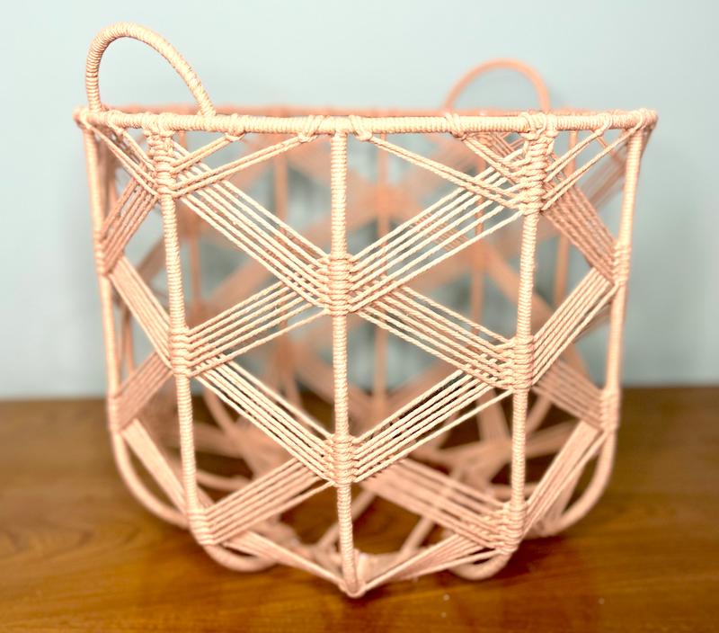 سبد شال مبل مکرومه بافی