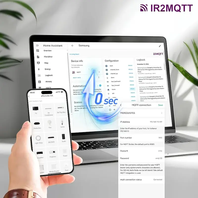 ریموت کنترل هوشمند یونیورسال وای فای