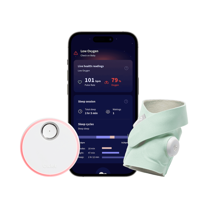 مانیتور نظارت سلامت کودک پوشیدنی Owlet