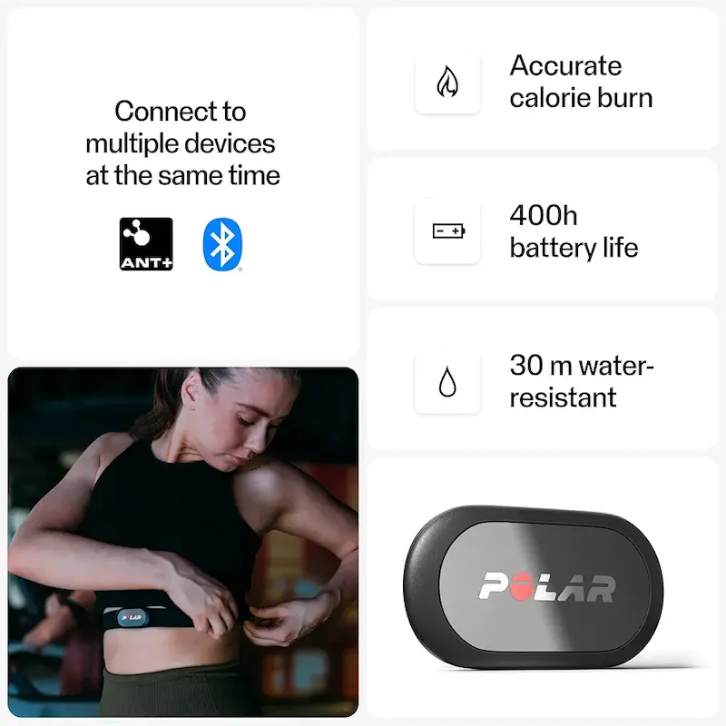 ترکر مانیتور ضربان قلب ورزشی POLAR H9