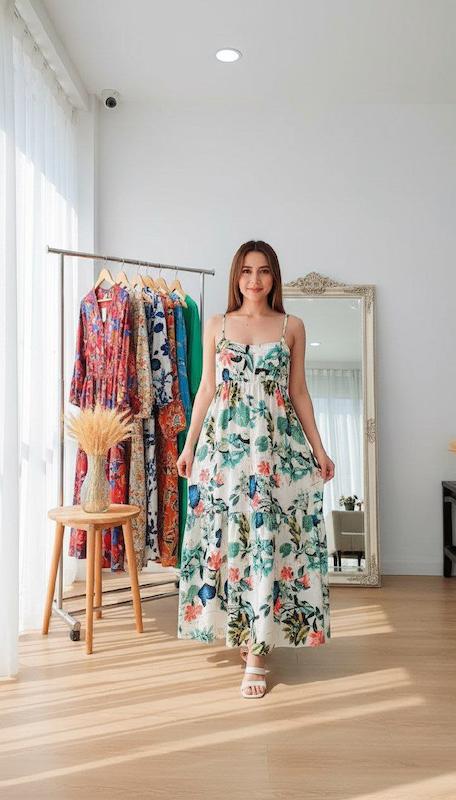 لباس ساحلی کامل کشی پلی استر