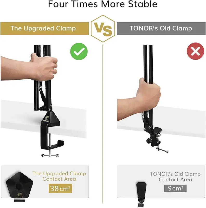 پایه میکروفون بوم تعلیق قابل تنظیم  TONOR T20 Studio Boom Arm