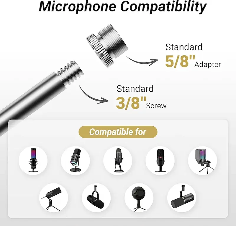 پایه میکروفون بوم تعلیق قابل تنظیم  TONOR T20 Studio Boom Arm
