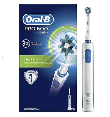 مسواک برقی اورال بی Oral-B سری PRO 600 مدل کراس اکشن CROSS ACTION