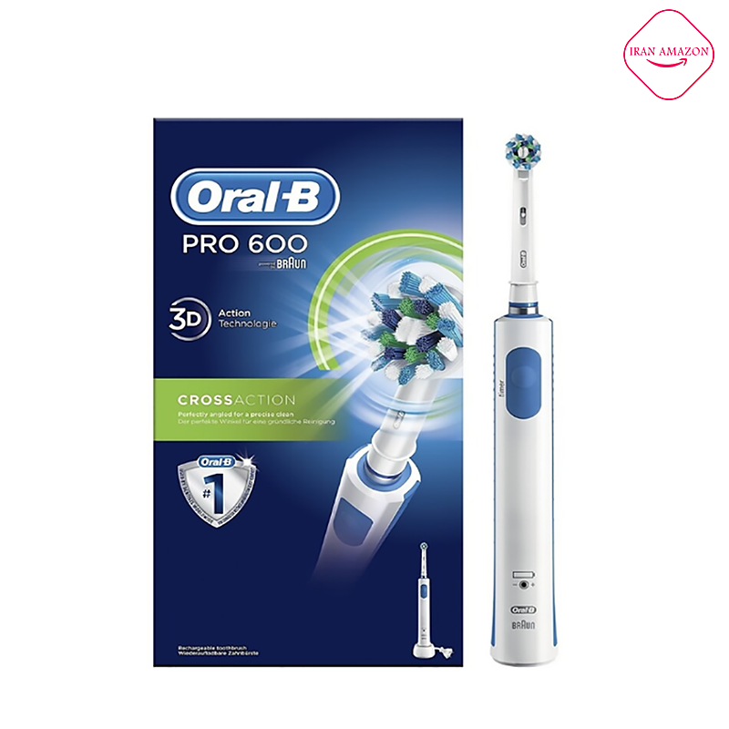 مسواک برقی اورال بی Oral-B سری PRO 600 مدل کراس اکشن CROSS ACTION