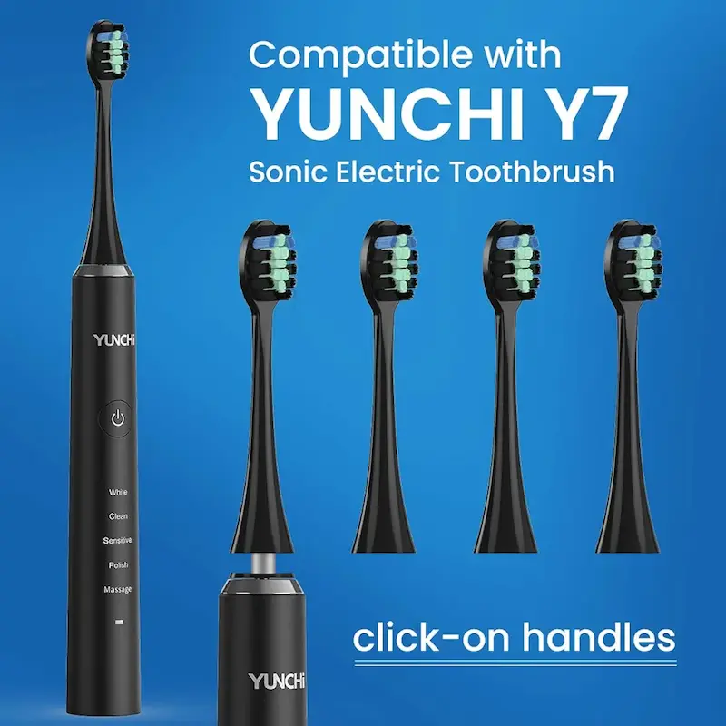 سری مسواک برقی پک ۶ عددی برند YUNCHI