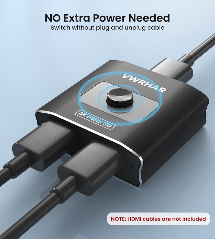 سویچ اسپلیتر HDMI با کیفیت 4k و فرکانس ۶۰ هرتز
