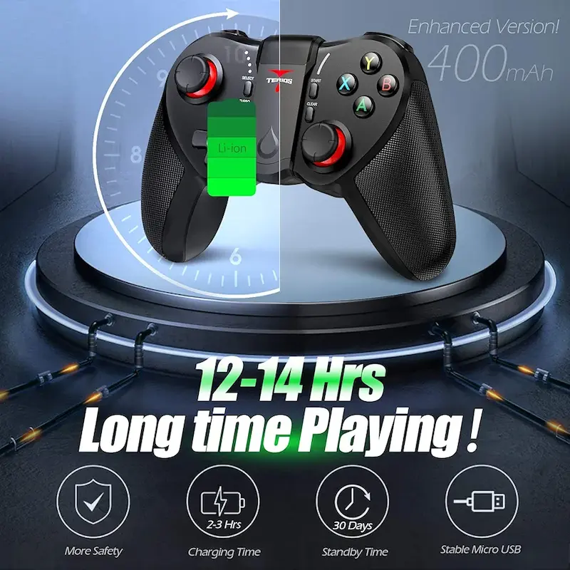 دسته بازی بی سیم TERIOS T12 
