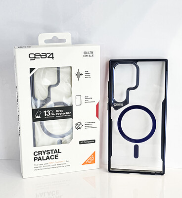 قاب اورجینال Crystal Palace Gear4 شفاف Magsafe مدل Samsung Galaxy S24 Ultra 