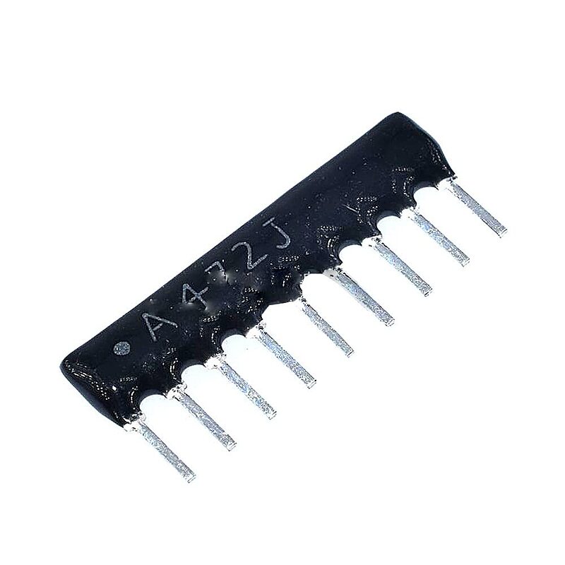 مقاومت آرایه ای 4.7 کیلو اهم 9 پایه - ARRAY 4.7K 9PIN