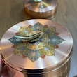 ظرف دربدار مسی طرح رامش