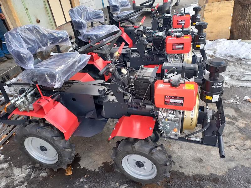 مینی تراکتور ۱۶ اسب مخصوص باغ | تیلر چهارچرخ