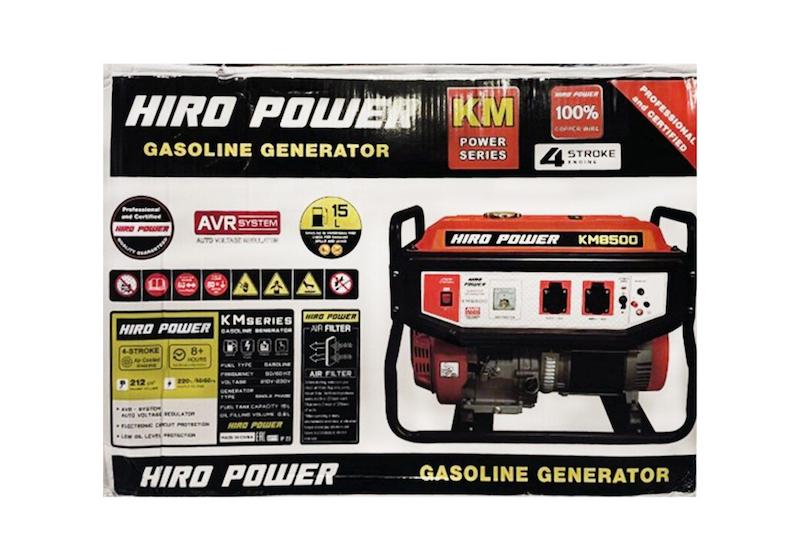 موتور برق بنزینی استارتی تک فاز ۳.۸ کیلووات هیرو پاور مدل KM9500E2 HIRO POWER