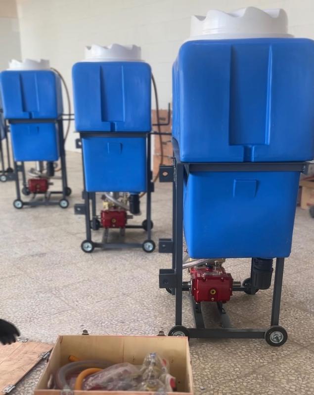 سمپاش ۶۰۰ لیتری شاسی ناودونی ۸ ضمانتی پمپ ۱۵۰ بار