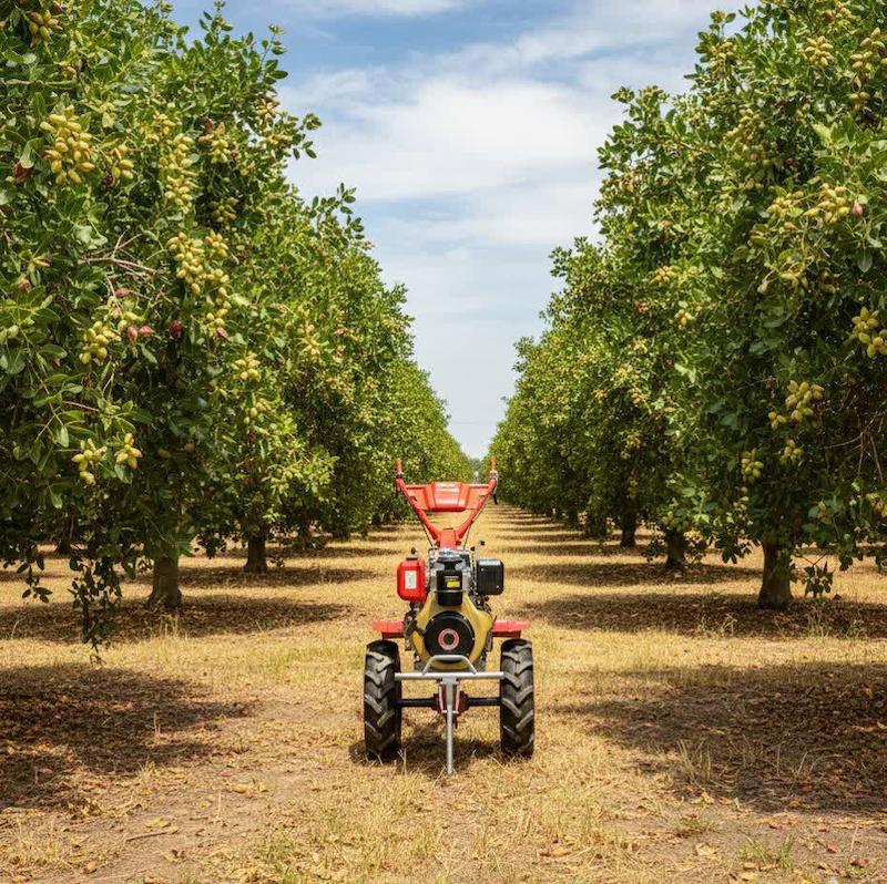 تیلر کولتیواتور ۵/۵ اسب دیزل کاما کاما هندلی با لاستیک ۴۰۰-۸
