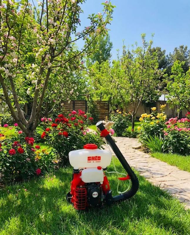 سم پاش موتوری اتومایزر مدل 404 ترانزیستوری طرح سولو 20 لیتری 