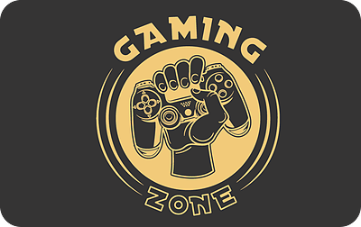 کارت بانکی فلزی طرح گیمینگ -  Gaming Zone