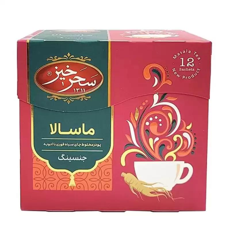 چای ماسالا جنسینگ 12 عددی سحرخیز