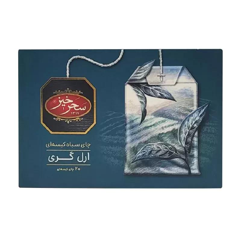 چای سیاه کیسه ای ارل گری 20 عددی سحرخیز