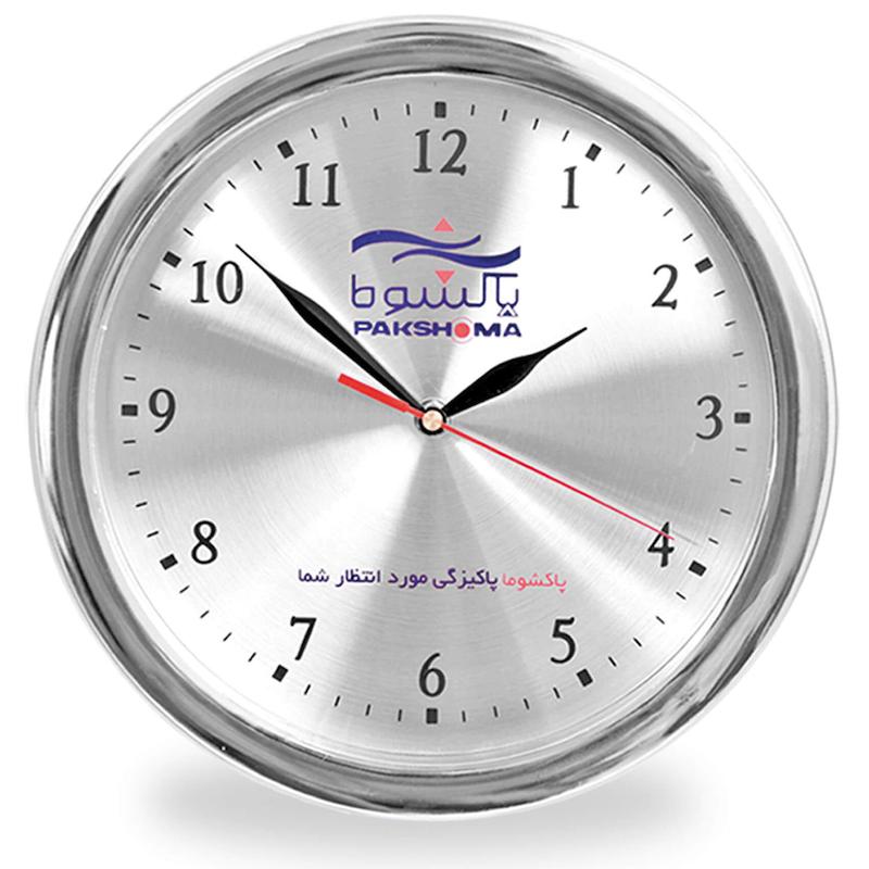 ساعت دیواری نقره ای 110