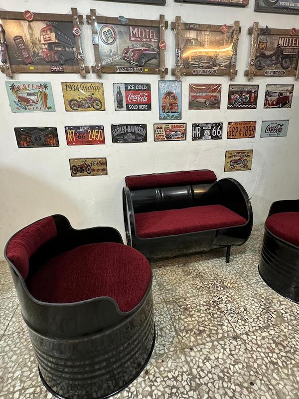 مبلمان طرح بشکه ایی