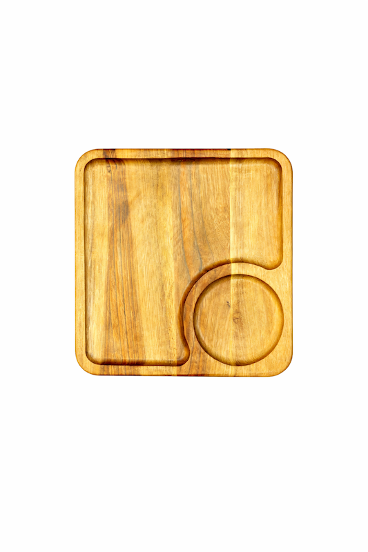 سینی مربع تک سرو