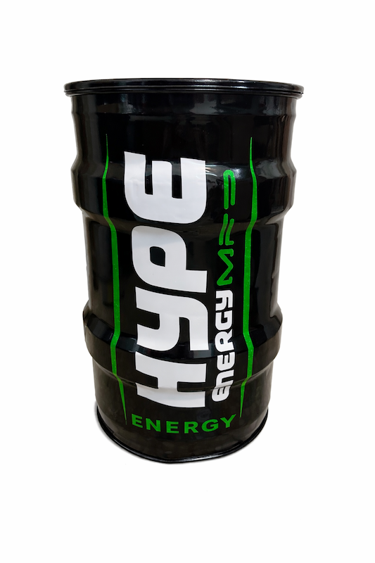 سطل زباله فلزی بشکه ایی