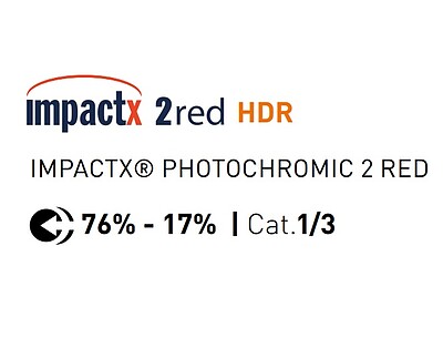 عدسی لنز یدکی عینک ریدون ایمپکت ایکس فتوکرومیک 2 قرمزLE7974  RYDON SPARE LENSES  IMPACTX™ PHOTOCHROMIC 2RED