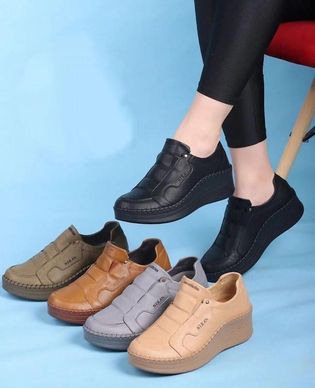 ⁨ ⁨ طبی لژ دار  دارای پد خار پاشنه-کد 702