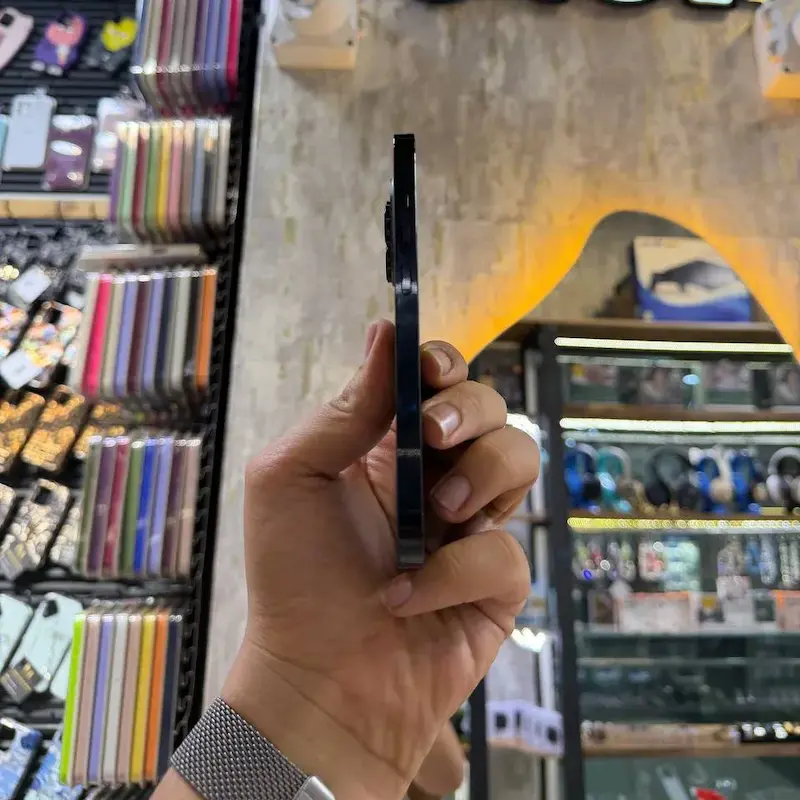 فریم اطراف گوشی آیفون 14 پرو دوسیم 256 استوک باطری 92