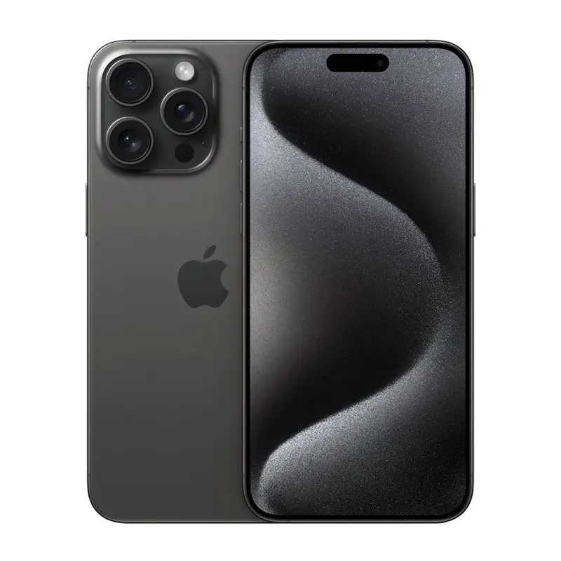 گوشی موبایل اپل iPhone 15 Pro Max رنگ مشکی حافظه 256 باتری 98 ZA/A بدون کد (استوک) - بدون ریجستر