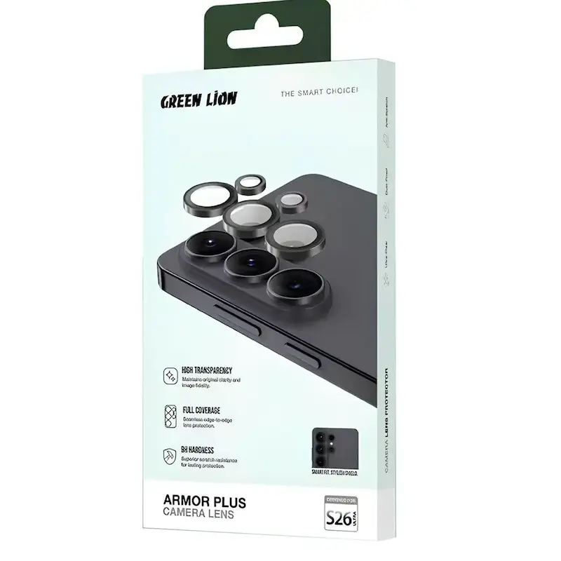 محافظ لنز دوربین گرین لاین ARMOR PLUS مناسب S24 Ultra