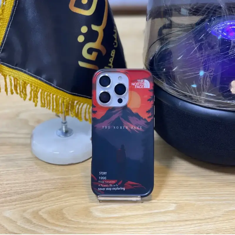 قاب گوشی آیفون اسپرت North Face کوهستان سری 13،15،16،17