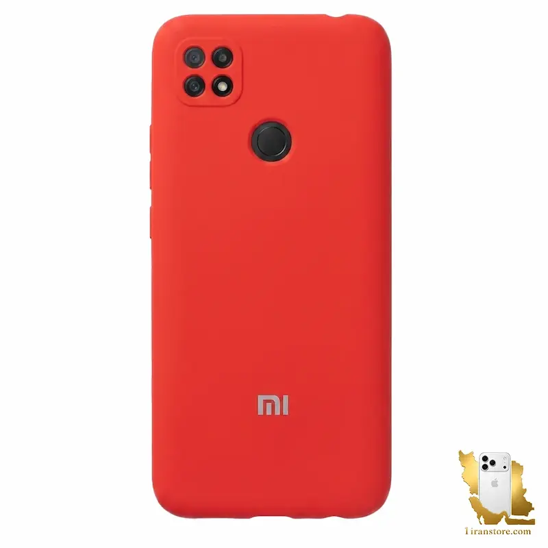 قاب سیلیکونی اورجینال Redmi 9C و Redmi 10A و Poco C3 قرمز