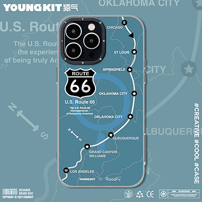 قاب برند Youngkit/یانگ کیت مدل RoadRV/Magsafe مگ سیف ساپورت جاده 66