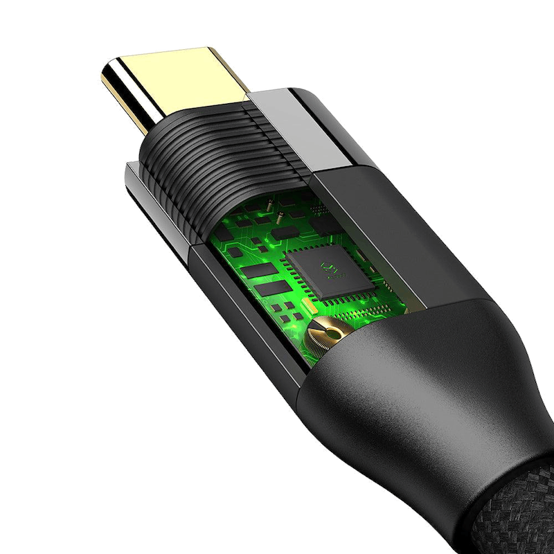 کابل شارژر تایپ سی به تایپ سی برند مک دودو 100W کنفی Mcdodo Gold Plated 100W PD USB C To USB C Cable