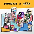 قاب برند YoungKit/یانگ کیت مدل Nft/NFT ان اف تی میمون/Affa/Funny BoredApe Magsafe/مگ سیف/Magsafe/کیس یانگ کیت 