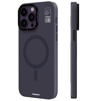 قاب برند Youngkit/یانگ کیت مدل Hermit Stand Case مگ سیف ساپورت/Magsafe/بنفش/Purple