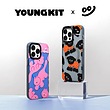 قاب برند Youngkit/یانگ کیت مدل ool__oolool Baby Clouds/مگ سیف ساپورت/pink cat/گربه صورتی