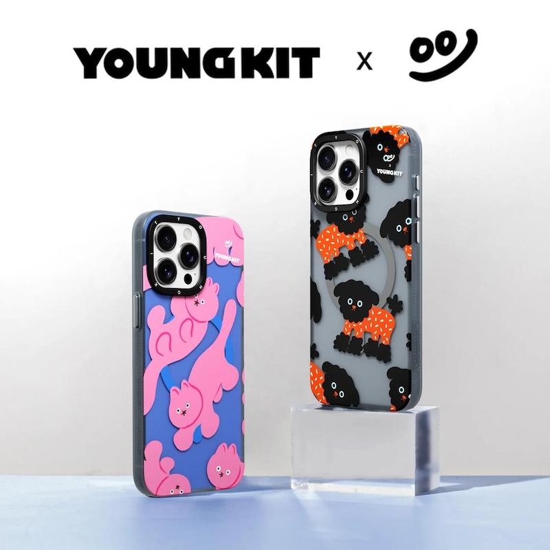 قاب برند Youngkit/یانگ کیت مدل ool__oolool Baby Clouds/مگ سیف ساپورت/Black cat/گربه سیاه