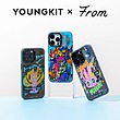 قاب برند Youngkit/یانگ کیت مدل From Doodle Wild Night Cat Magsafe/مگ سیف ساپورت/چند رنگ