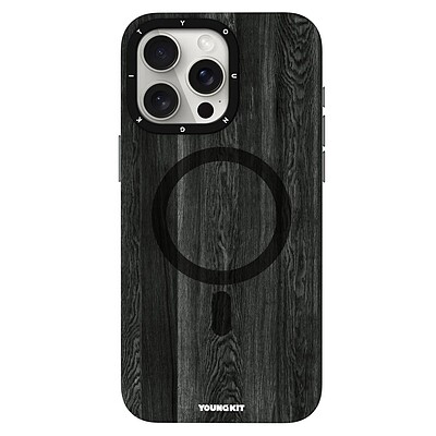 قاب Youngkit یانگ کیت مگ سیف ساپورت طرح چوب Original Wooden Texture color full