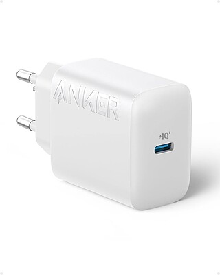 شارژر دیواری برند انکر Anker آنکر 20W مدل Anker Select Charger 20W/با گارانتی 18 ماه شرکتی